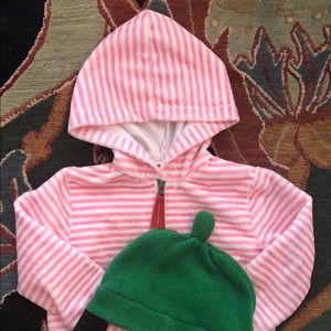 Sarah and Duck size 3 hoodie & 1-2 hat